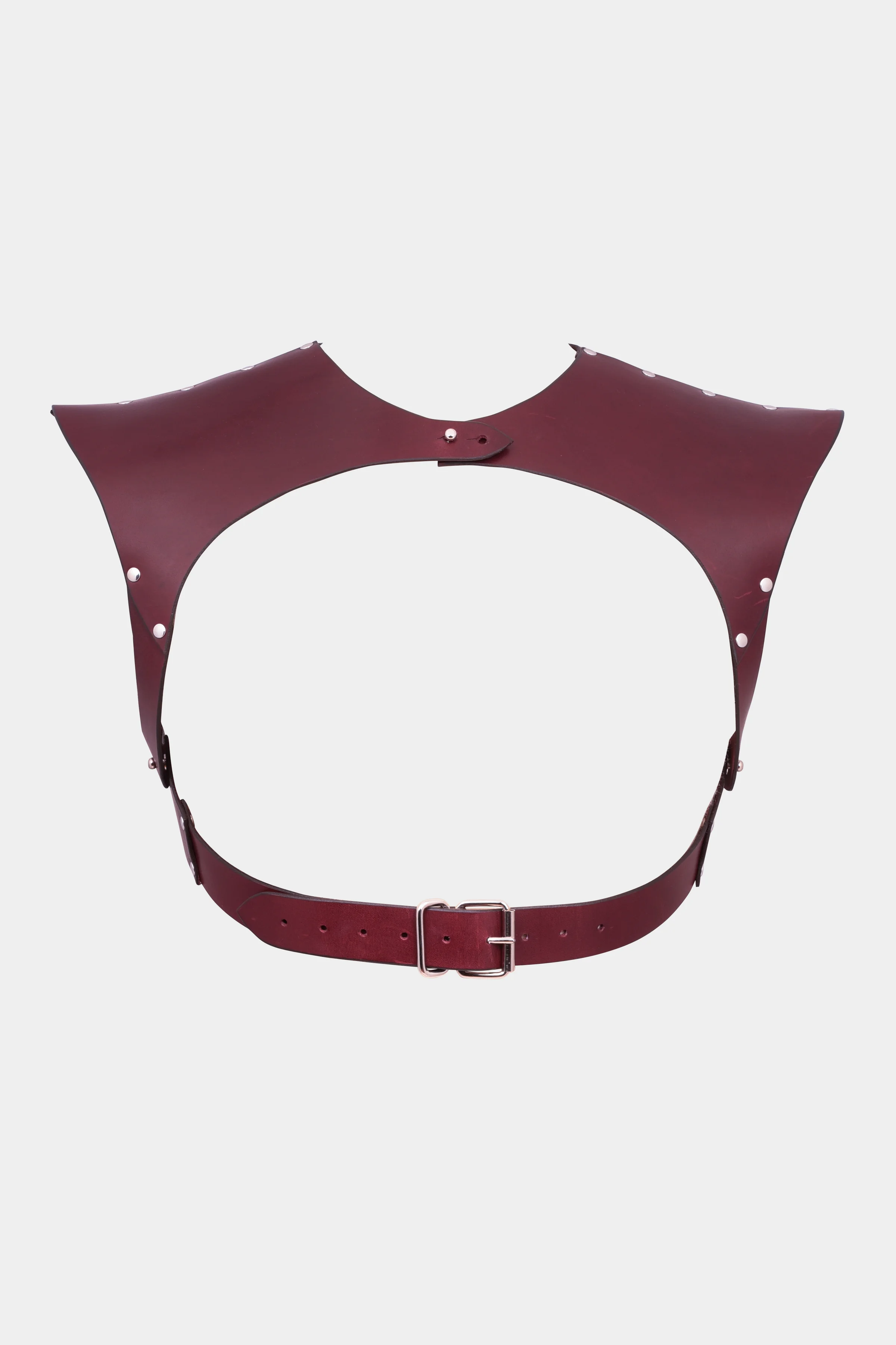 Épaulettes ICHOR en cuir prune.