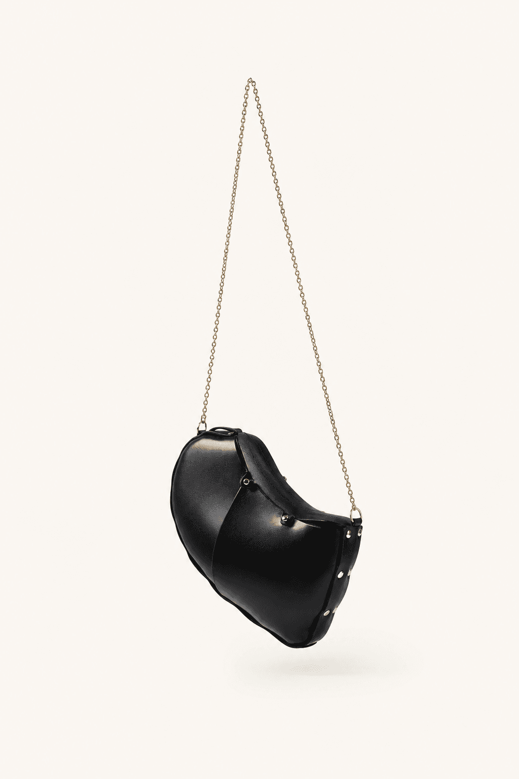 Sac Coeur Cuir noir