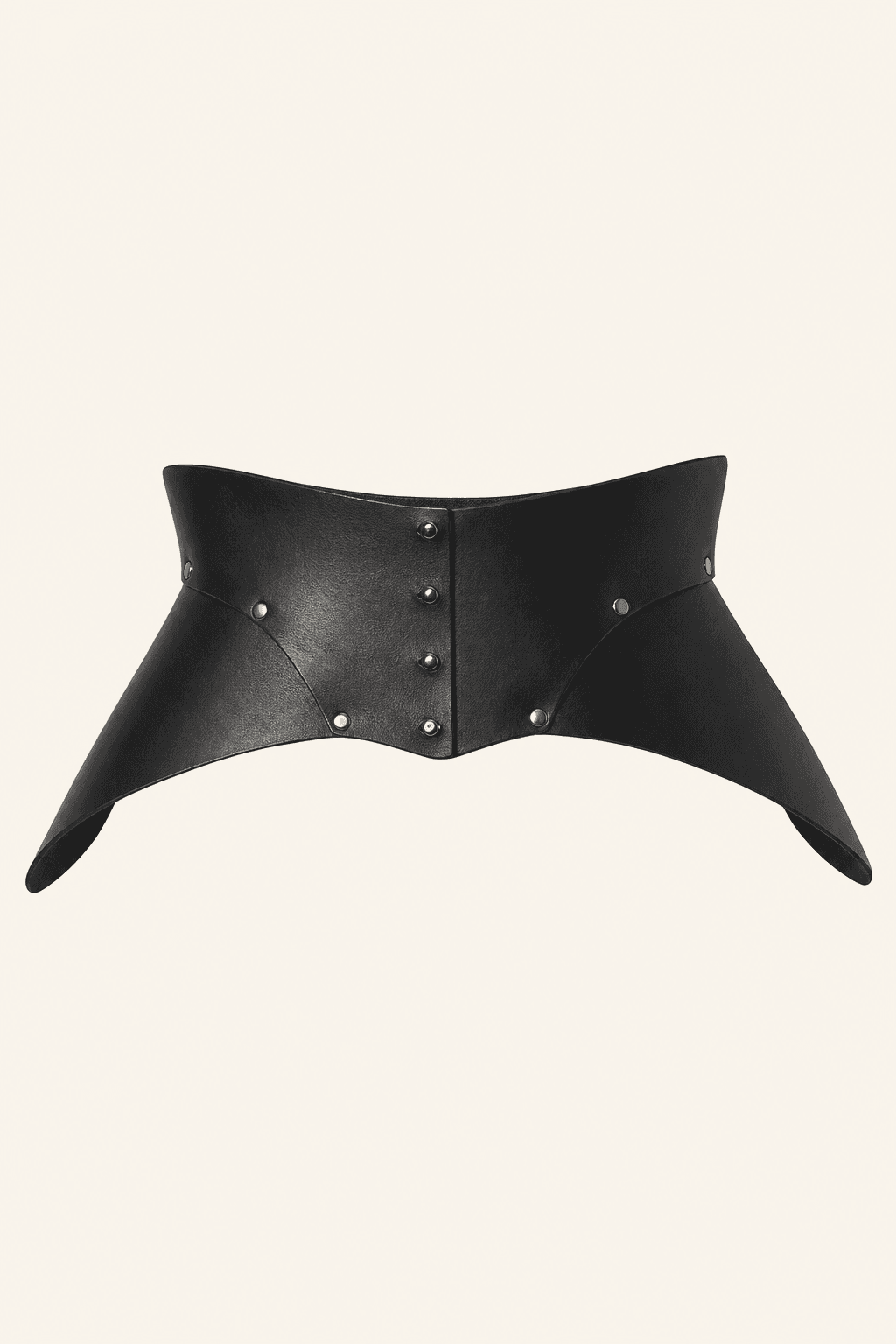 Corset Court Cuir noir