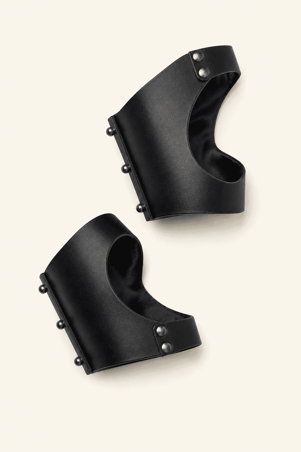 Paire de Mitaines Cuir noir