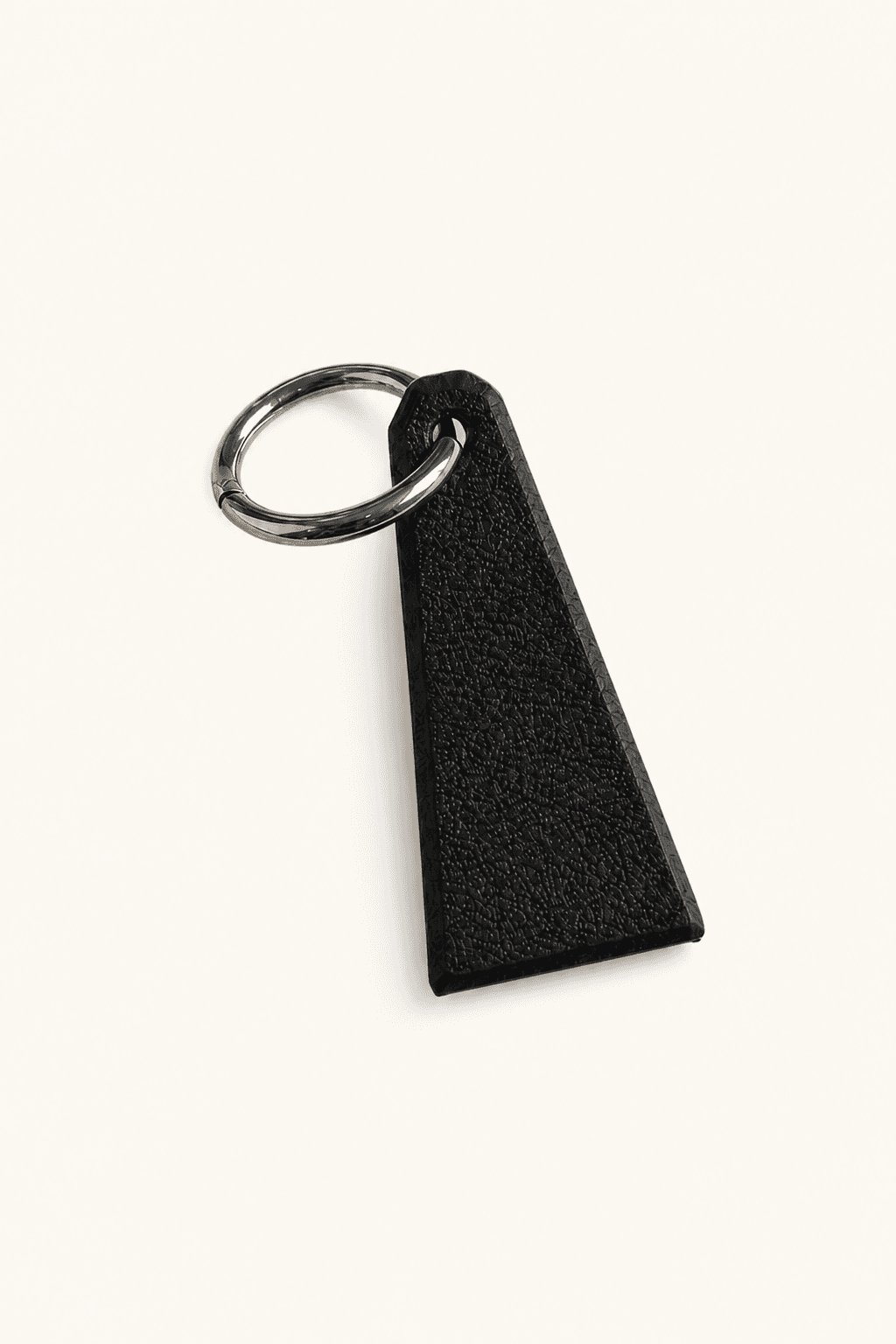 Boucle d'oreille minimaliste Cuir noir